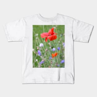 Red Poppy Kids T-Shirt